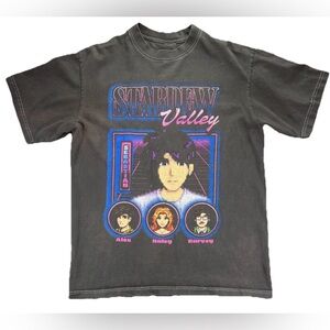 Stardew Valley Sebastian T Shirt Adult Medium Gray Video Game Farm Character Y2K